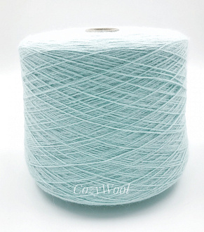Пряжа Angora Bubbly G&G Filati, ангора, меринос, цвет ментол